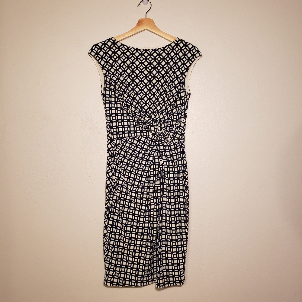 Lauren Ralph Lauren Geometric Fitted Dress sz 6